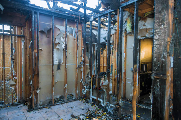 Professional Emergency Fire Cleanup technician working in Fort Dick, CA